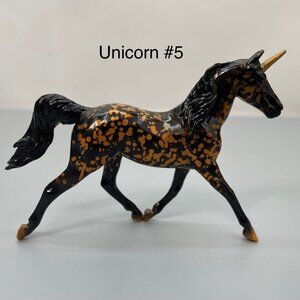Breyer Stablemates Unicorn Crazy Series 4 Chase Prince Charming Black Gold